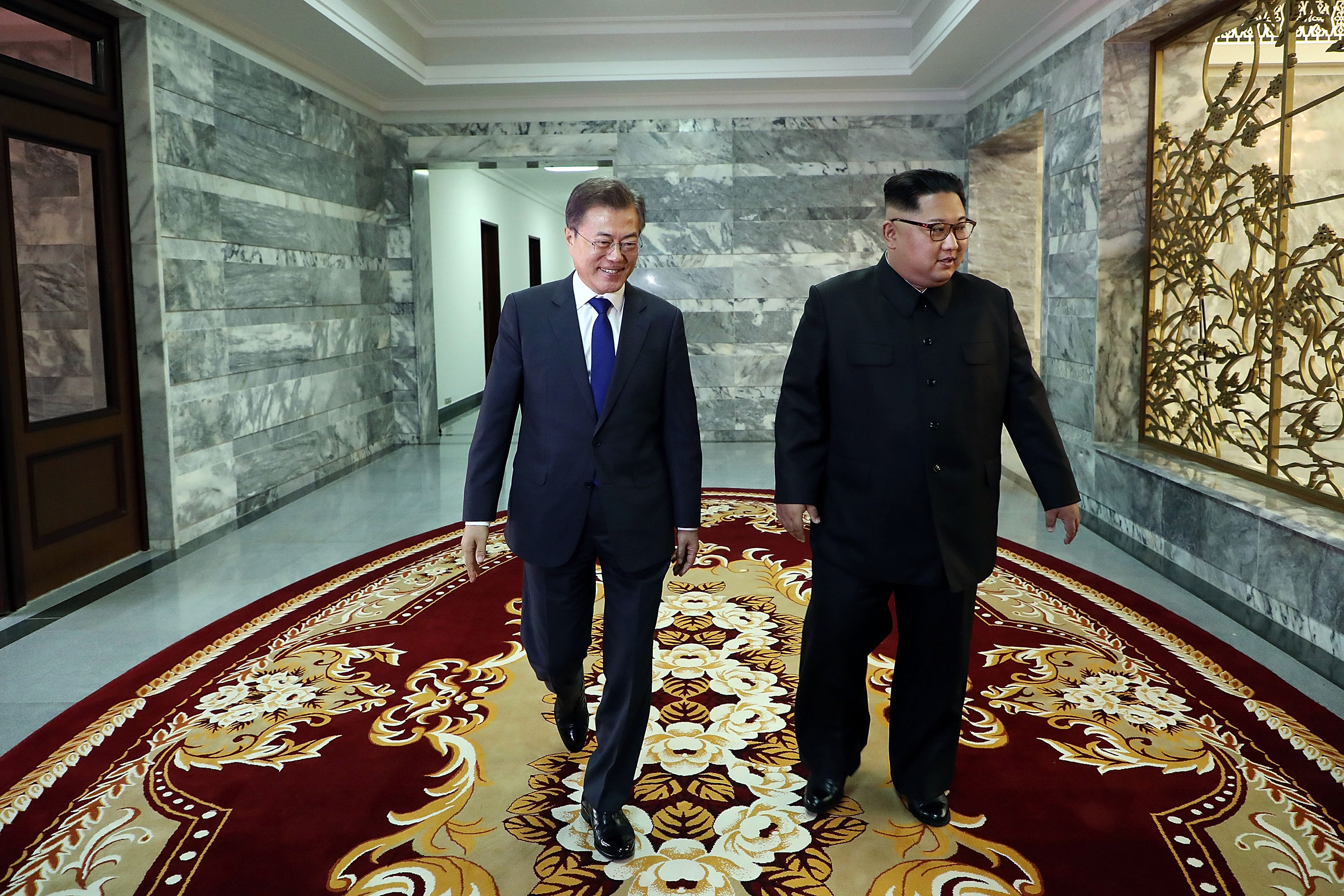 Korean Leaders Meet In Surprise Summit Without Trump 