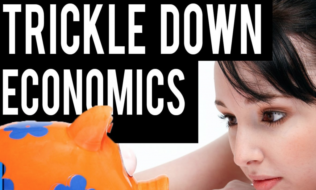 trickle down hypothesis refers to mcq