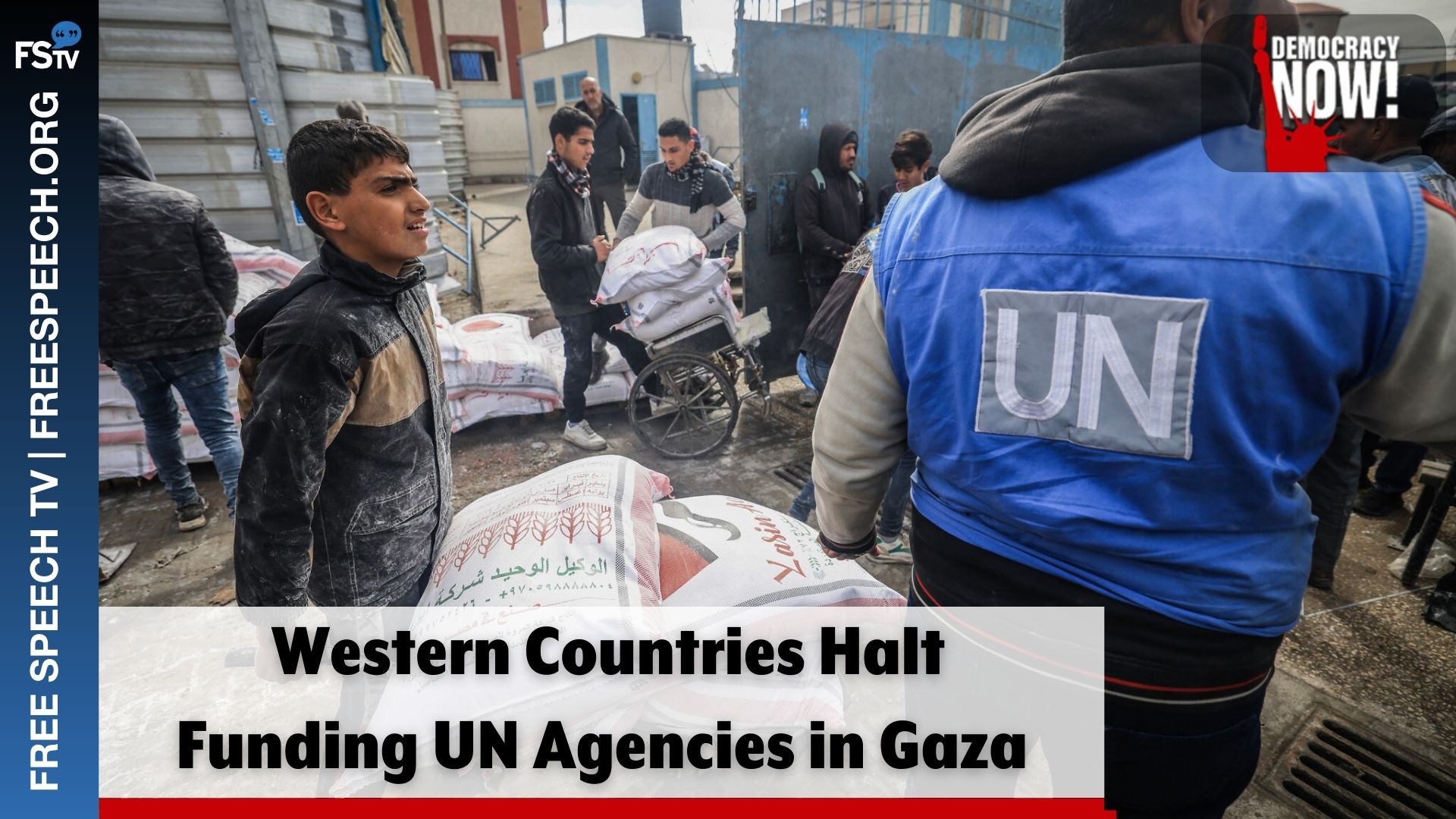 Democracy Now! | Western Countries Halt Funding UN Agency in Gaza