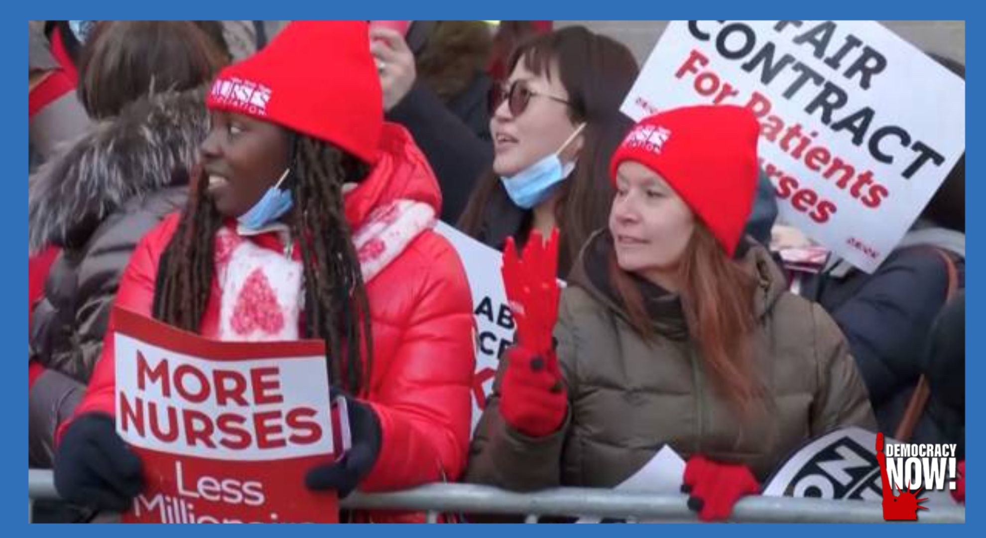 New York Nurses Strike for More Staff & Better Pay as Hospital CEOs Make Millions, Cut Charity Care