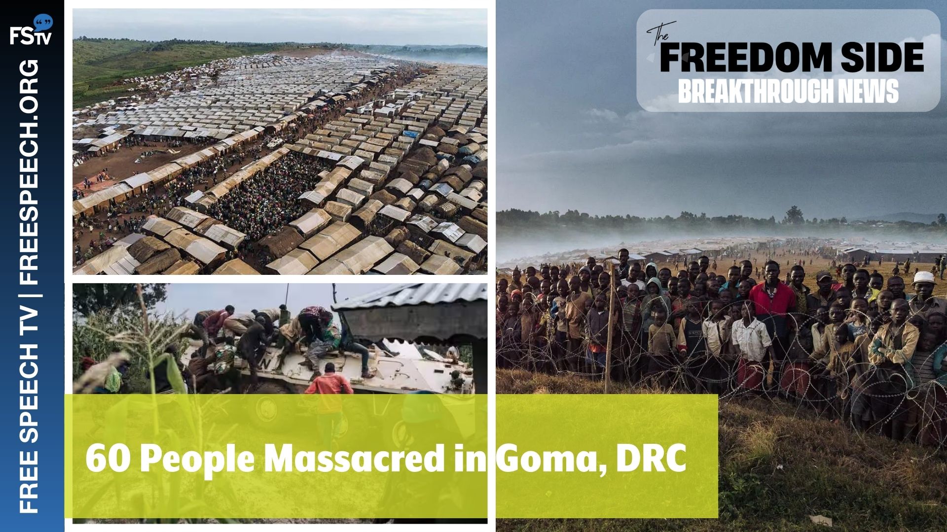 Breakthrough News |  60 People Massacred in Goma, DRC