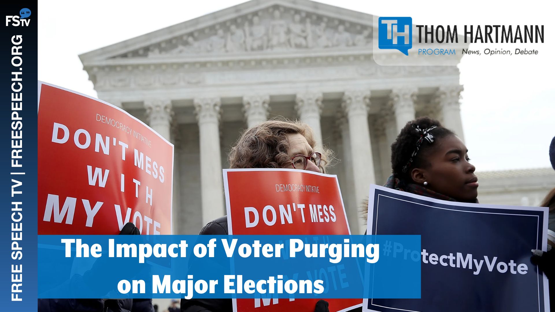 The Thom Hartmann Program | The Impact of Voter Purging on Major Elections