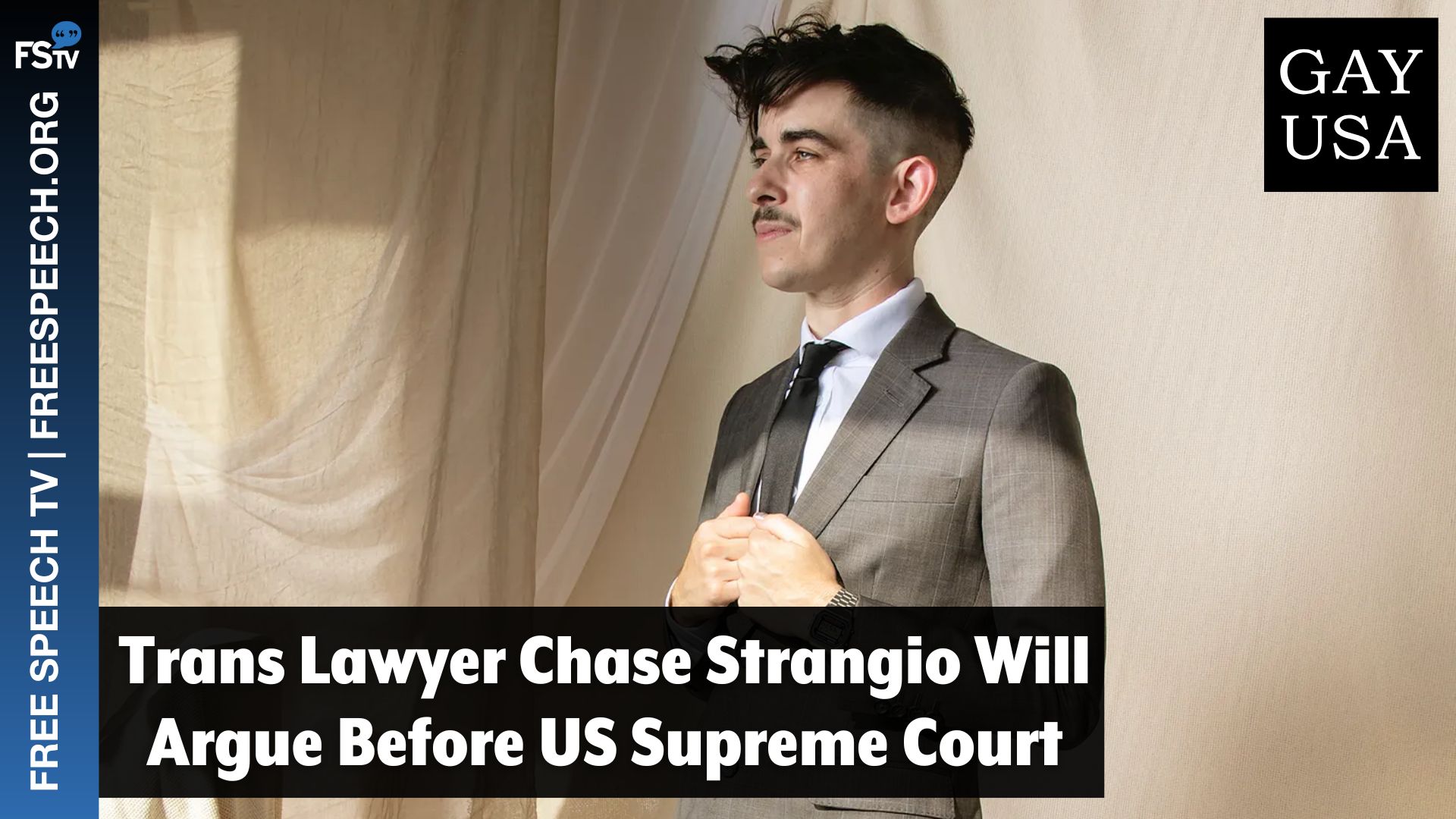 Gay USA 10/23/2024 | Trans Lawyer Chase Strangio Will Argue Before US Supreme Court