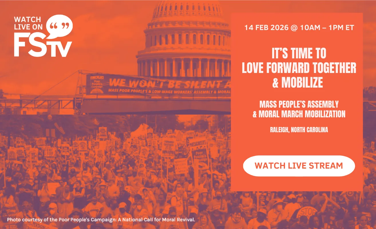 Repairers of the Breach: Time to Love Forward - Mass Assembly and March in Raleigh, NC on Saturday, February 14, 2026.