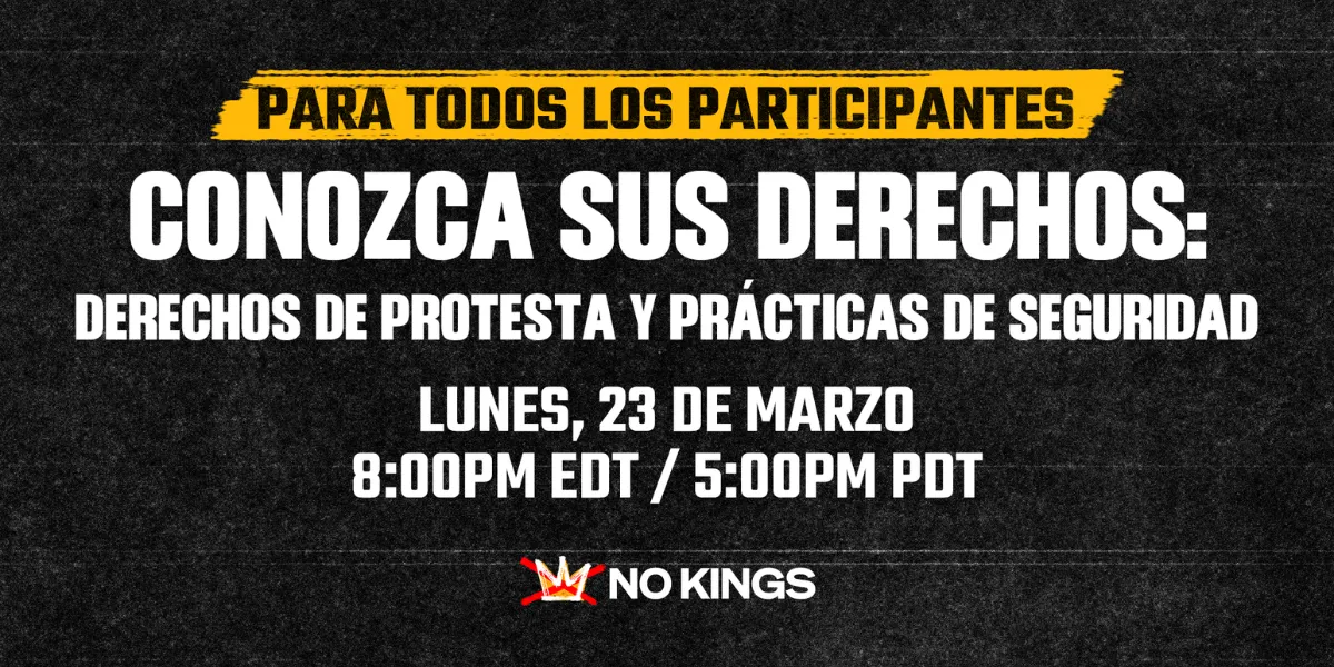 No Kings 3_Conozca Sus Derechos_32326